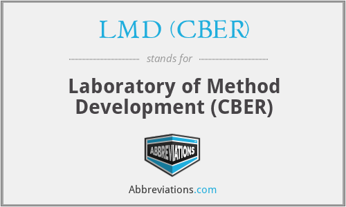 LMD (CBER) - Laboratory of Method Development (CBER)